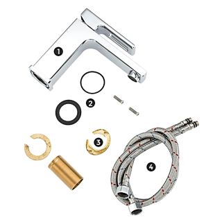 Смеситель для раковины Gappo G1018-1 хром